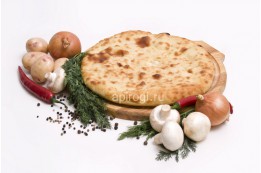 Пирог с картофелем и грибами