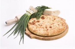 Пирог с зеленью и сыром