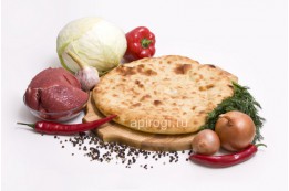 Пирог с мясом и капустой